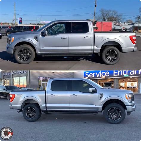 f150 2 inch leveling kit before and after|2021 ford f150 leveling kit.